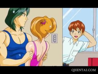 Tinh ranh sự nịnh hót hentai nư vu công được khe hở bơm