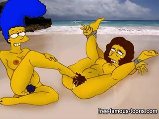 Simpsons hentai ťažký orgia